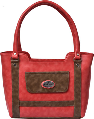 

Al Jazeera Shoulder Bag(Pink, Khaki), Khaki;pink