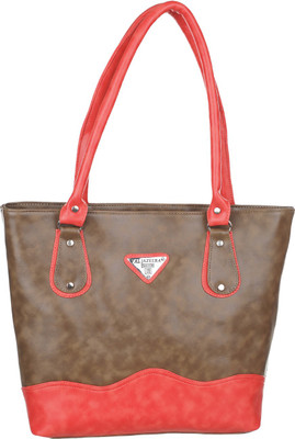 

Al Jazeera Shoulder Bag(Khaki, Pink)