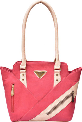 

Al Jazeera Shoulder Bag(Pink, Beige), Beige;pink