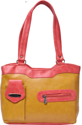 

Al Jazeera Shoulder Bag(Tan, Pink), Pink;tan