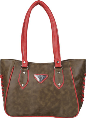 

Al Jazeera Shoulder Bag(Khaki, Pink)