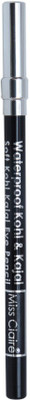 Miss Claire Waterproof and Soft Kohl Kajal Pencil (Silver Cap)(Black)