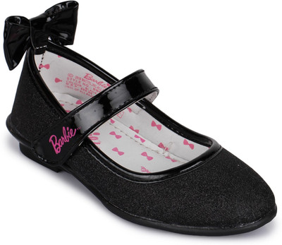 

Barbie Girls Velcro Ballerinas(Black