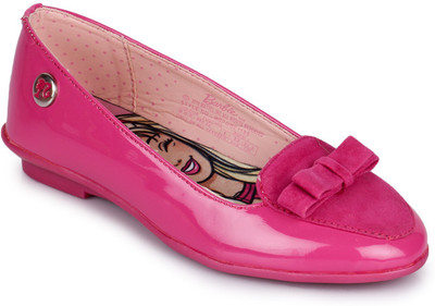 

Barbie Girls Slip on Ballerinas(Pink, Fushia