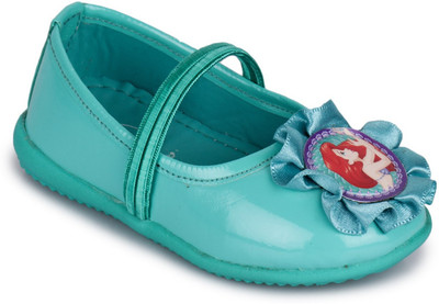 

Disney Princess Girls Velcro Ballerinas(Green, Sea green