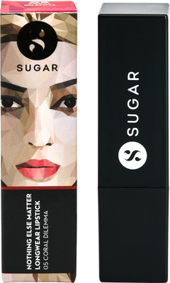 

Sugar Nothing Else Matter Longwear Lipstick(05 Coral Dilemma)