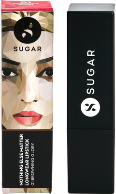 Sugar Nothing Else Matter Longwear Lipstick(01 Browning Glory)