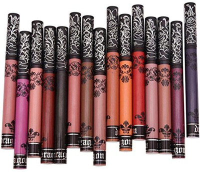 

Fimkaul Hot Sales Matte Velvet Lip Gloss, 15Pcs Long Lasting Liquid Moisturizer Waterproof Lipstick(Multicolor)