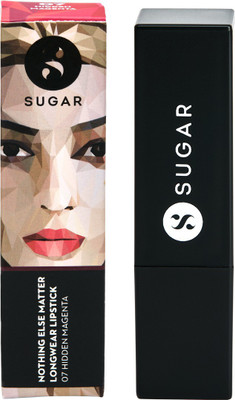

Sugar Nothing Else Matter Longwear Lipstick(07 Hidden Magenta)