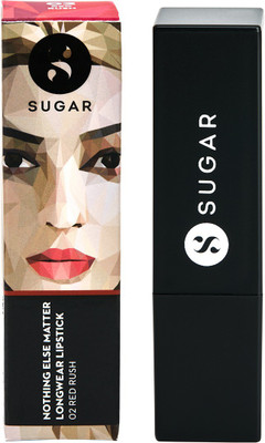 

Sugar Nothing Else Matter Longwear Lipstick(02 Red Rush)