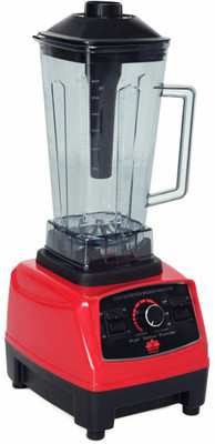 

BMS Lifestyle 101HSB-BPA-Free 2200W 2L Mixer Juicer Grinder Snow Cone Machine 100% GERMAN Motor Technology Food Heavy Duty Blender 2200 Juicer Mixer Grinder(Red, 1 Jar)