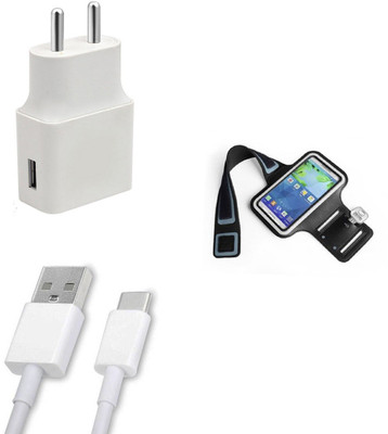 DAKRON Wall Charger Accessory Combo for Nokia 5.1 Plus(White)
