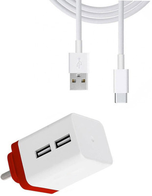 DAKRON Wall Charger Accessory Combo for Nokia 6.1 Plus(White)