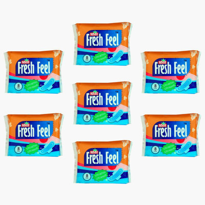 

Fresh Feel XL Sanitary Pad(Pack of 56) Sanitary Pad(Pack of 7)
