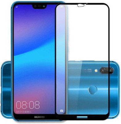 MARSHLAND Edge To Edge Tempered Glass for Huawei P20 Lite Black 5D(Pack of 1)