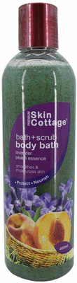 

Skin Cottage Bath+Scrub Body Bath, Lavender Peach Essence - 400ml(400 ml)