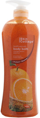 Skin Cottage Bath+Scrub Body Bath, Orange Peach Essence, 1000ml Scrub(1000 ml)