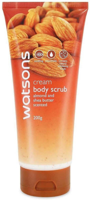 Watsons Cream Body Scrub With Almond And Shea Butter Scented, 200g Scrub(200 ml)
