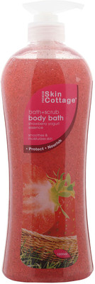 

Skin Cottage Bath+Scrub Body Bath, Strawberry Yogurt Essence - 1000ml(1000 ml)