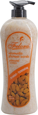 

Felora Aromatic Shower Scrub, Almond Essence, 1000ml Scrub(1000 ml)