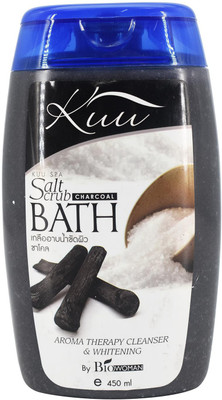 

Bio Woman Kuu Spa Salt Scrub Bath, Charcoal, Aroma Therapy Cleanser & Whitening - 450ml(450 ml)