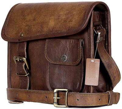 

Super Men Formal Brown Leatherette Sling Bag