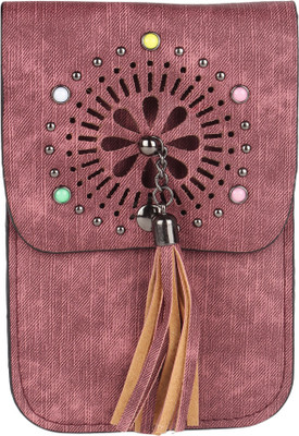 

Skynova Girls Casual Pink PU Sling Bag