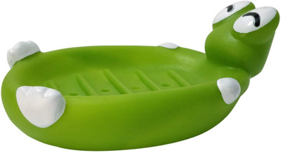 

shrines Bathroom Set for Kids Frog Shape-(1 lotion dispenser; 1 soap holder; 1 bathing ball; 1 toothbrush holder)(Multicolor)