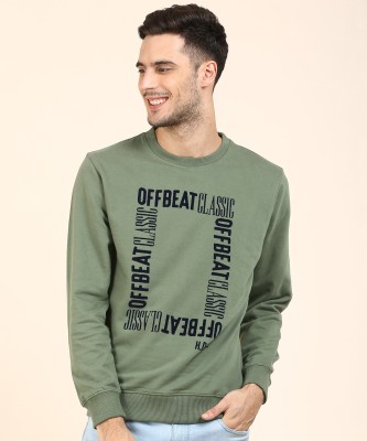 LEE Full Sleeve Printed Men Sweatshirt