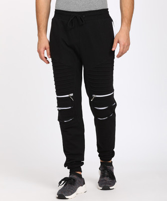 Billion Perfect Fit Solid Men Black Track Pants