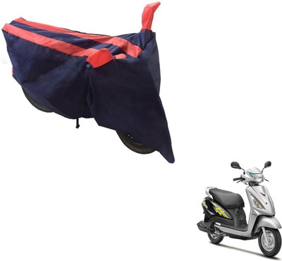 NIKS Two Wheeler Cover for Suzuki(Swish, Black, Orange)
