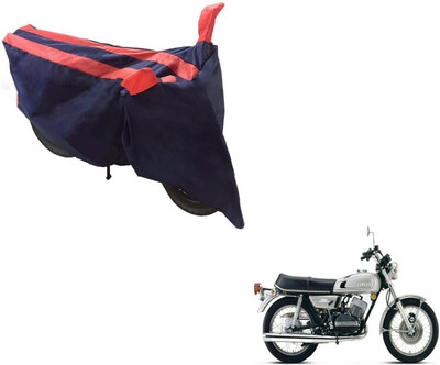 NIKS Two Wheeler Cover for Yamaha(RD 350, Black, Orange)