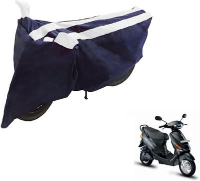 NIKS Two Wheeler Cover for Hero(E Sprint, Black, White)