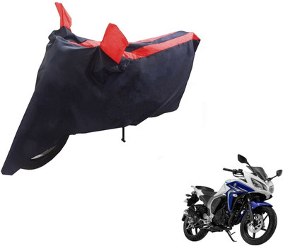 NIKS Two Wheeler Cover for Yamaha(Fazer, Black, Red)