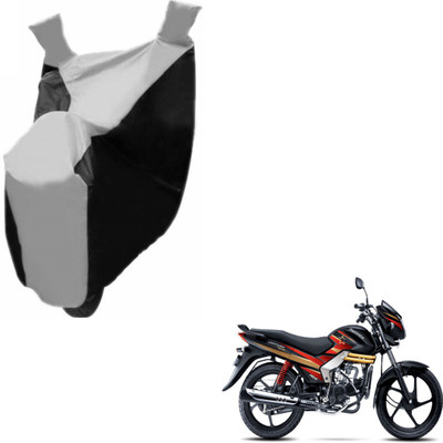 NIKS Two Wheeler Cover for Mahindra(Centuro, Black, Silver)