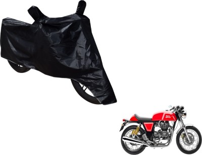 NIKS Two Wheeler Cover for Royal Enfield(Continental GT, Black)