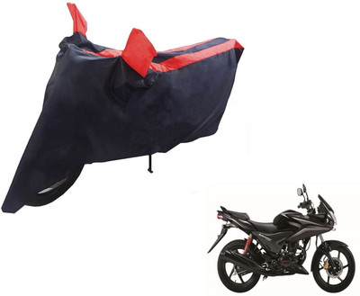 NIKS Two Wheeler Cover for Honda(CBF Stunner, Black, Red)