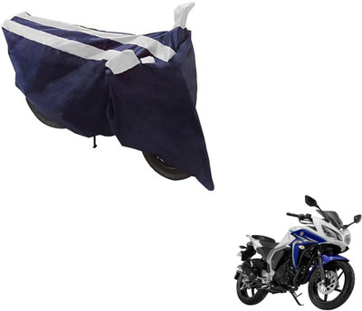 NIKS Two Wheeler Cover for Yamaha(Fazer, Black, Silver)