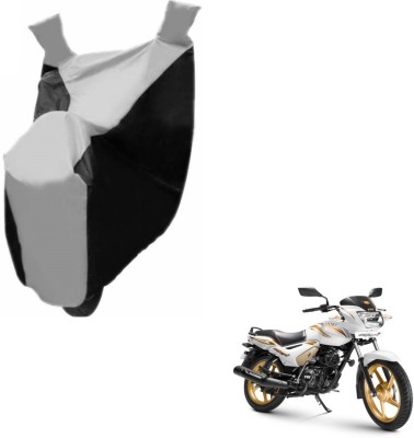 NIKS Two Wheeler Cover for TVS(Star City, Black, Silver)