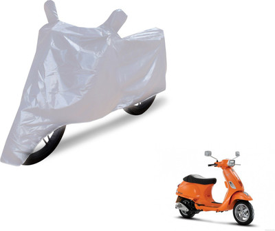 NIKS Two Wheeler Cover for Universal For Bike(Vespa SXL, Silver)