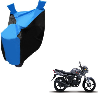 NIKS Two Wheeler Cover for Yamaha(SZ-S, Black, Blue)