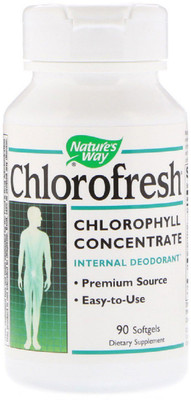 

Nature's Way Chlorofresh, Chlorophyll Concentrate, 90 Softgels(90 No)