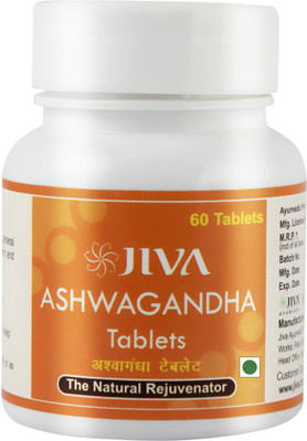 

Jiva Ashwagandha Tablets (60 tablets) Pack of 3(60 No)