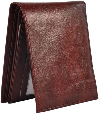 

Tamanna Men Casual, Formal Brown Genuine Leather Wallet(7 Card Slots), Bombe brown