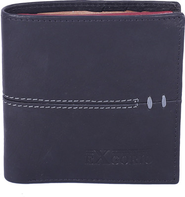 

eXcorio Men Black, Maroon Genuine Leather Wallet(7 Card Slots)