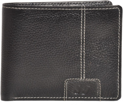 

SHIPTOUCH Men Black Genuine Leather Wallet(9 Card Slots)