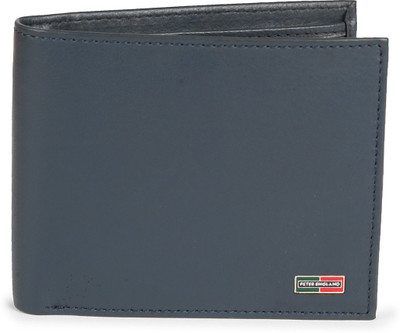

Peter England Men Blue Genuine Leather Wallet(6 Card Slots), Navy