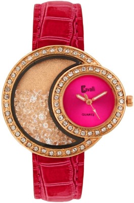 Cavalli Exclusive Series Quartz Movement Stylish Pink Dial Wrist Watch for Girls Analog Watch  - For Women