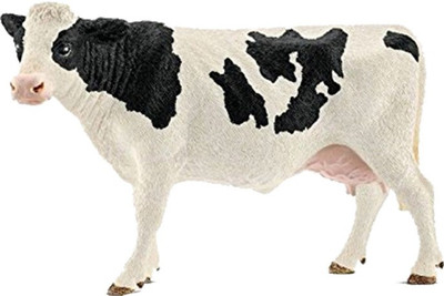 

Schleich 13797 North America Holstein Cow Toy Figure(White)