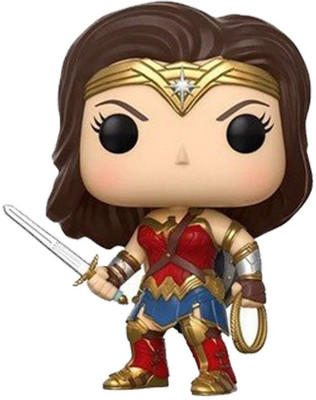 

Funko Pop Movies DC Justice League Wonder Woman Toy Figure(Multicolor)